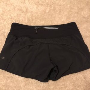 Black Lululemon Shorts Size 6
